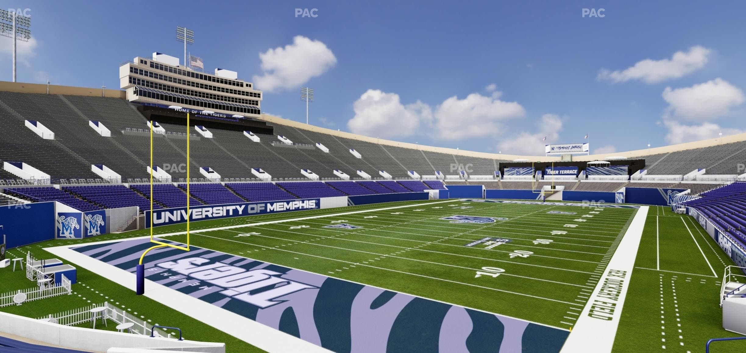 Simmons Bank Liberty Stadium - Section Box 125 Seat View