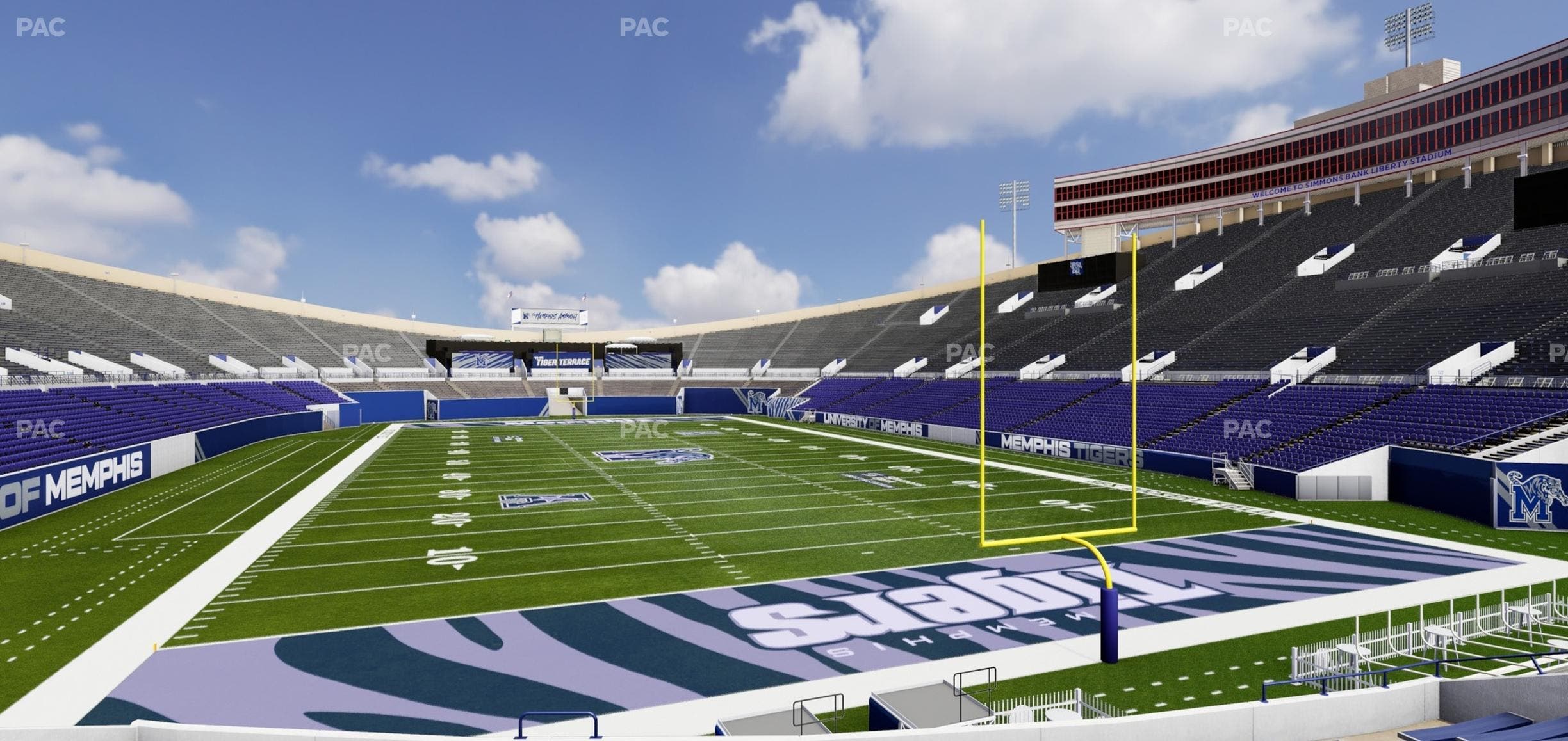 Simmons Bank Liberty Stadium - Section Box 128 Seat View