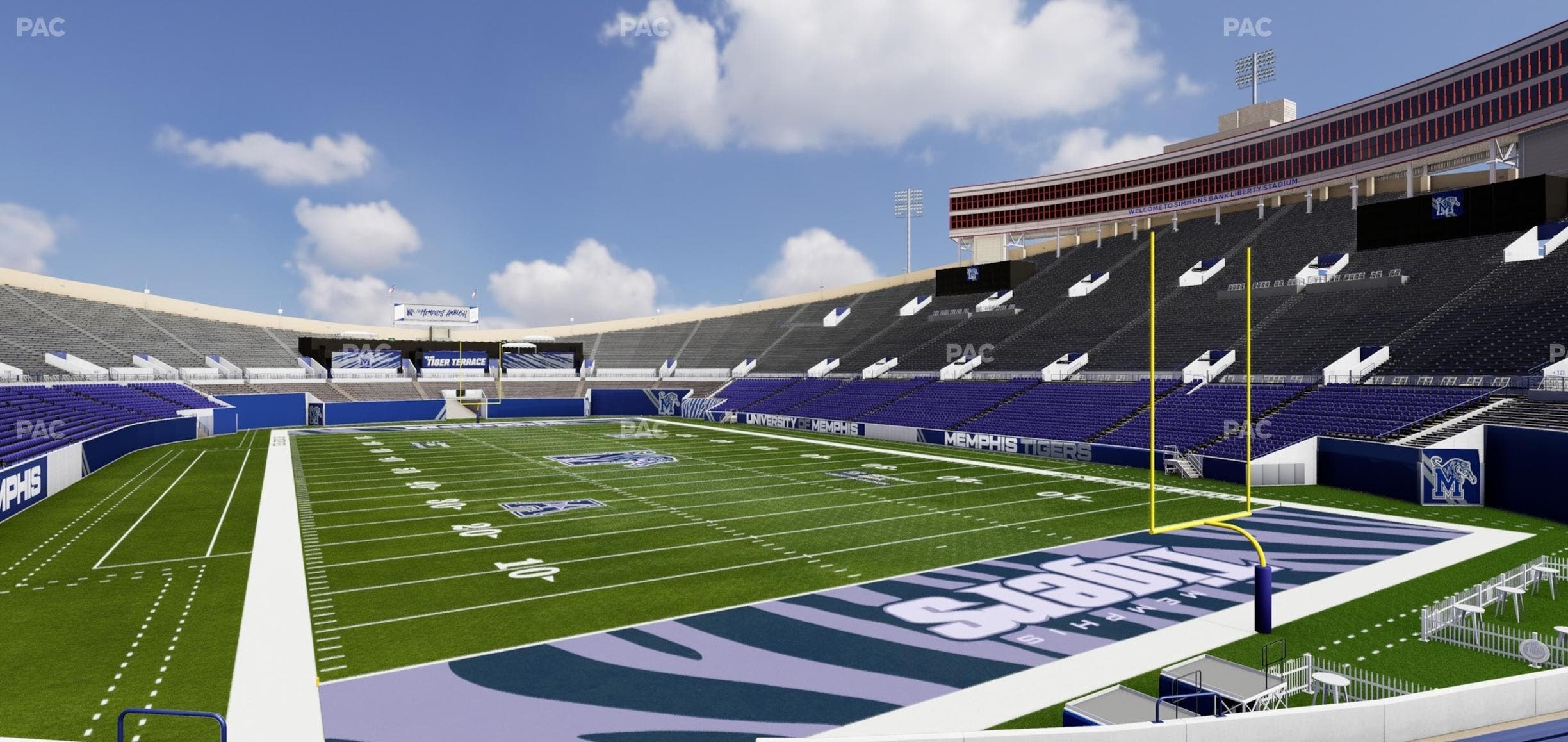 Simmons Bank Liberty Stadium - Section Box 129 Seat View