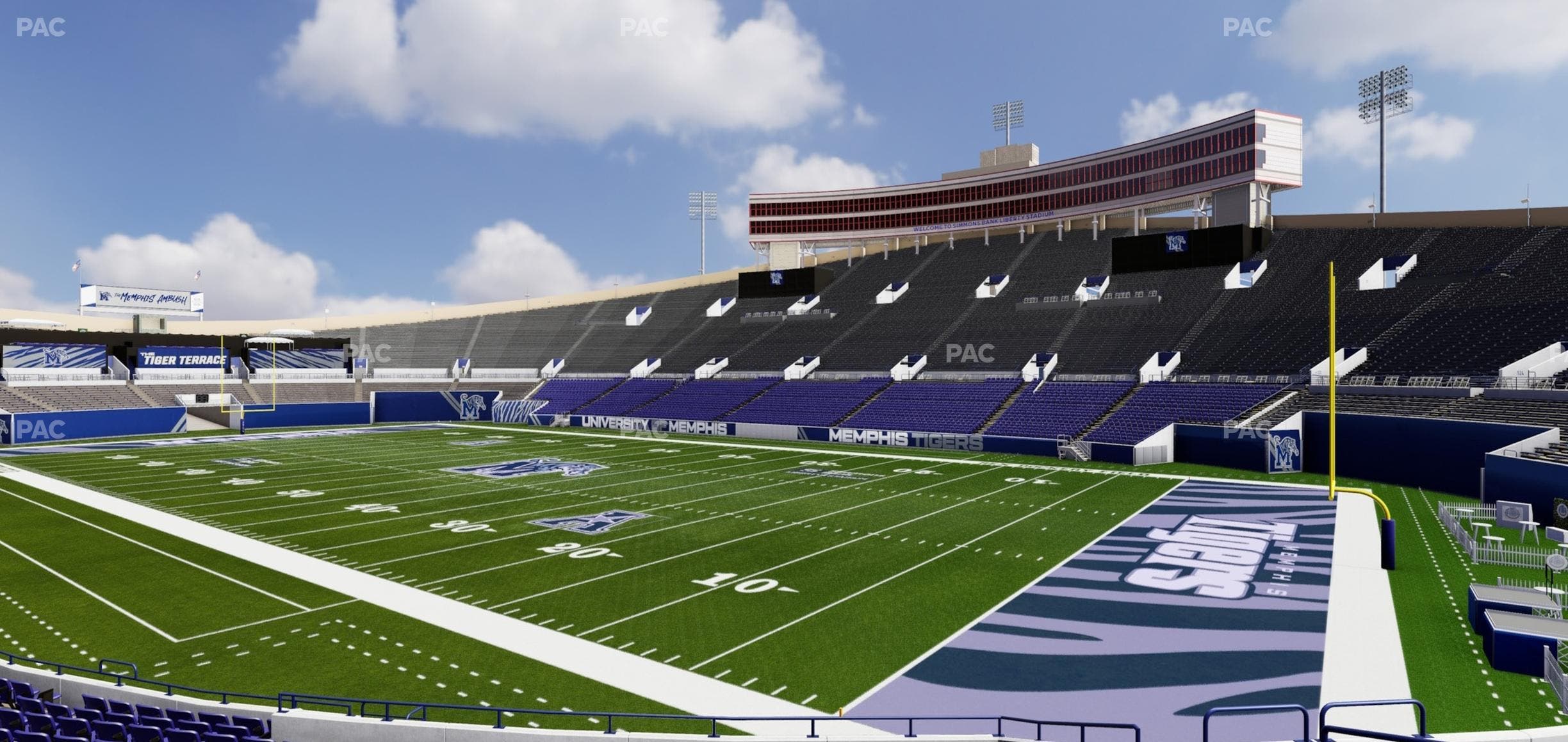 Simmons Bank Liberty Stadium - Section Box 131 Seat View