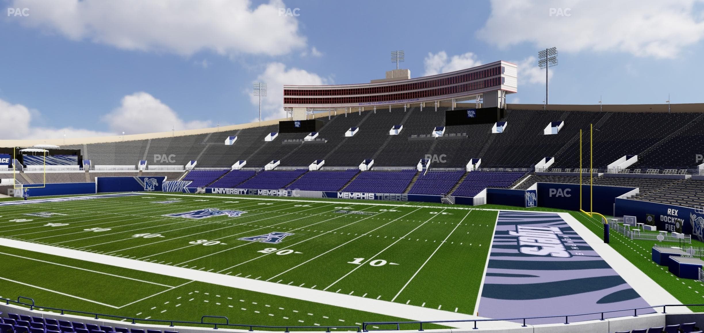 Simmons Bank Liberty Stadium - Section Box 132 Seat View