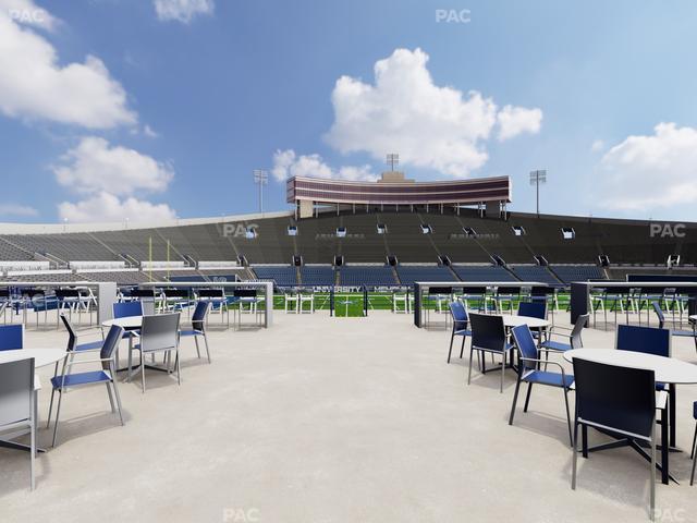 Simmons Bank Liberty Stadium - Section Patio Seat View