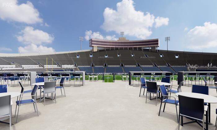 Simmons Bank Liberty Stadium - Section Patio Seat View