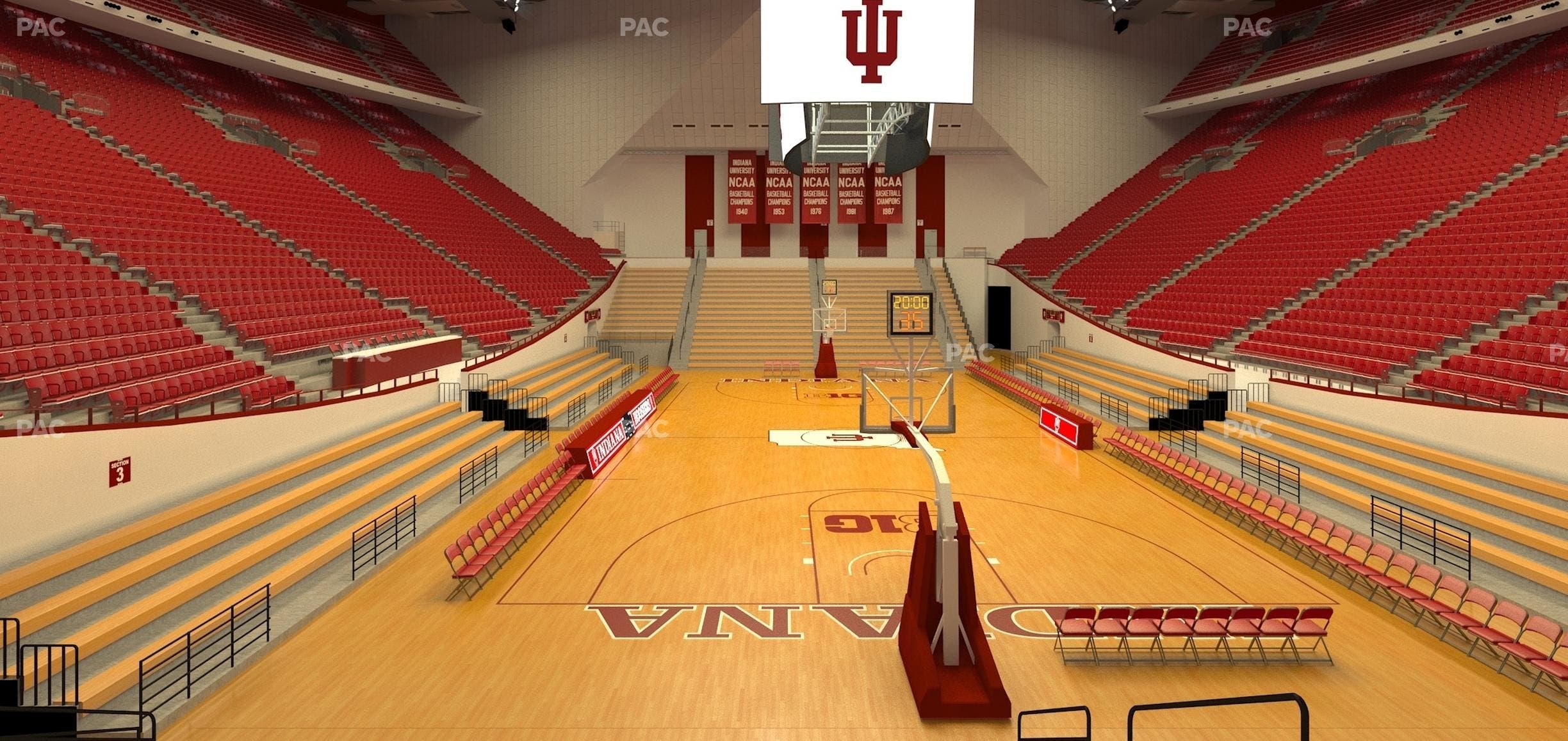 Simon Skjodt Assembly Hall - Section 1 Seat View