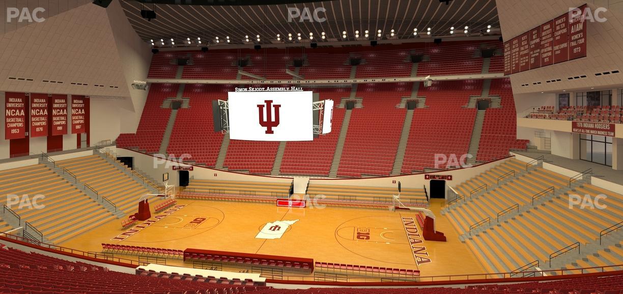 Simon Skjodt Assembly Hall - Section C Seat View