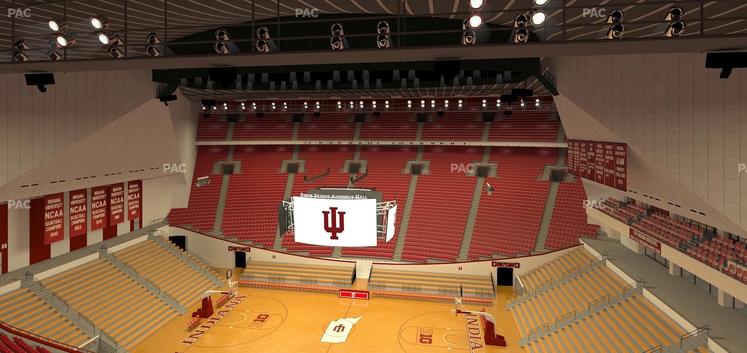 Simon Skjodt Assembly Hall - Section Cc Seat View