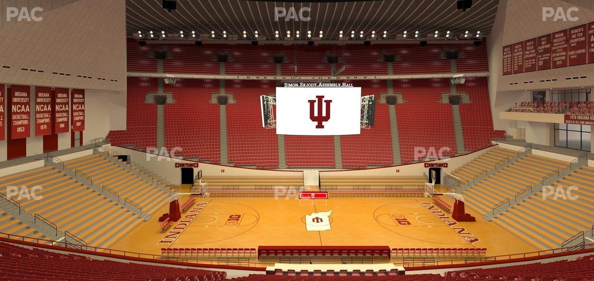 Simon Skjodt Assembly Hall - Section D Seat View