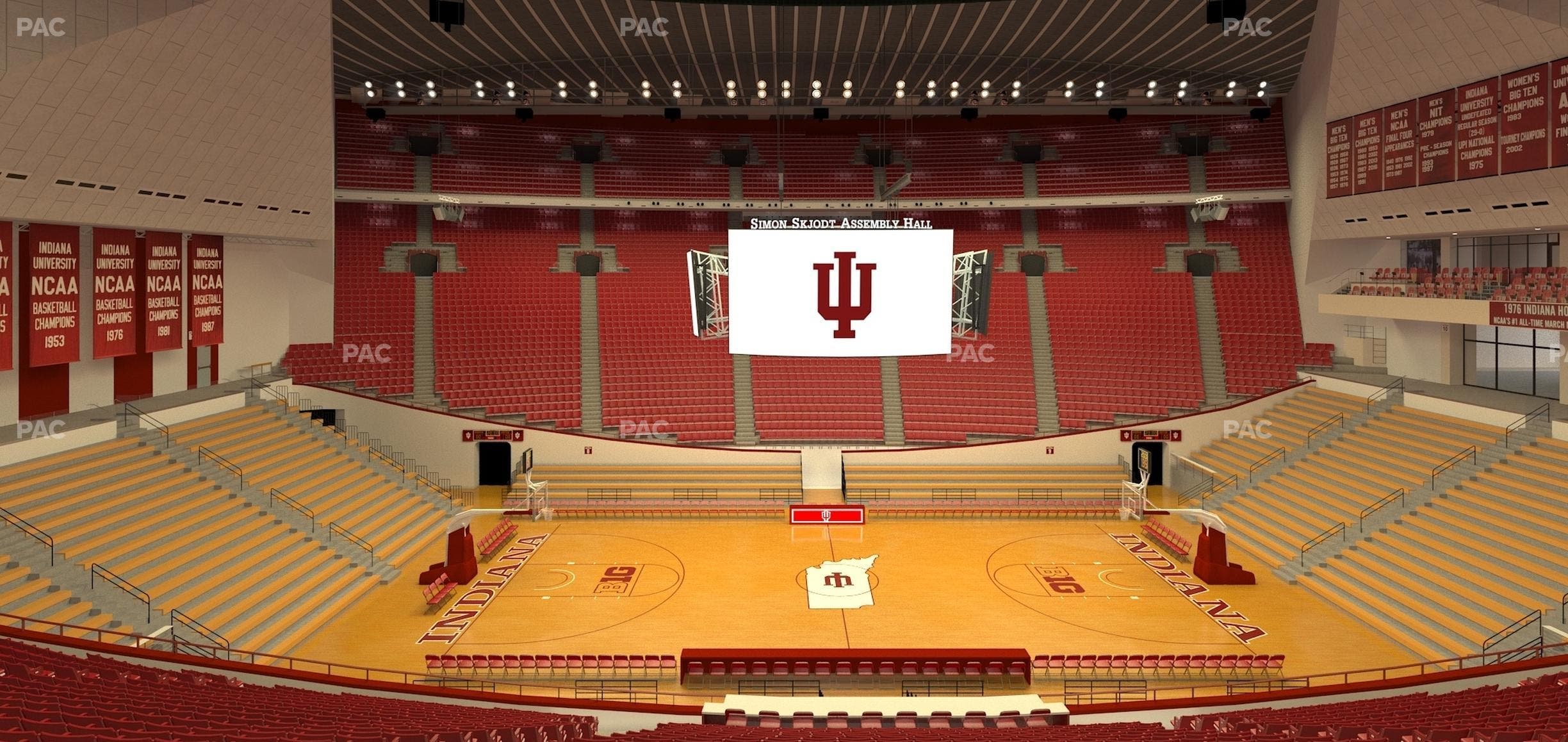 Simon Skjodt Assembly Hall - Section D Seat View