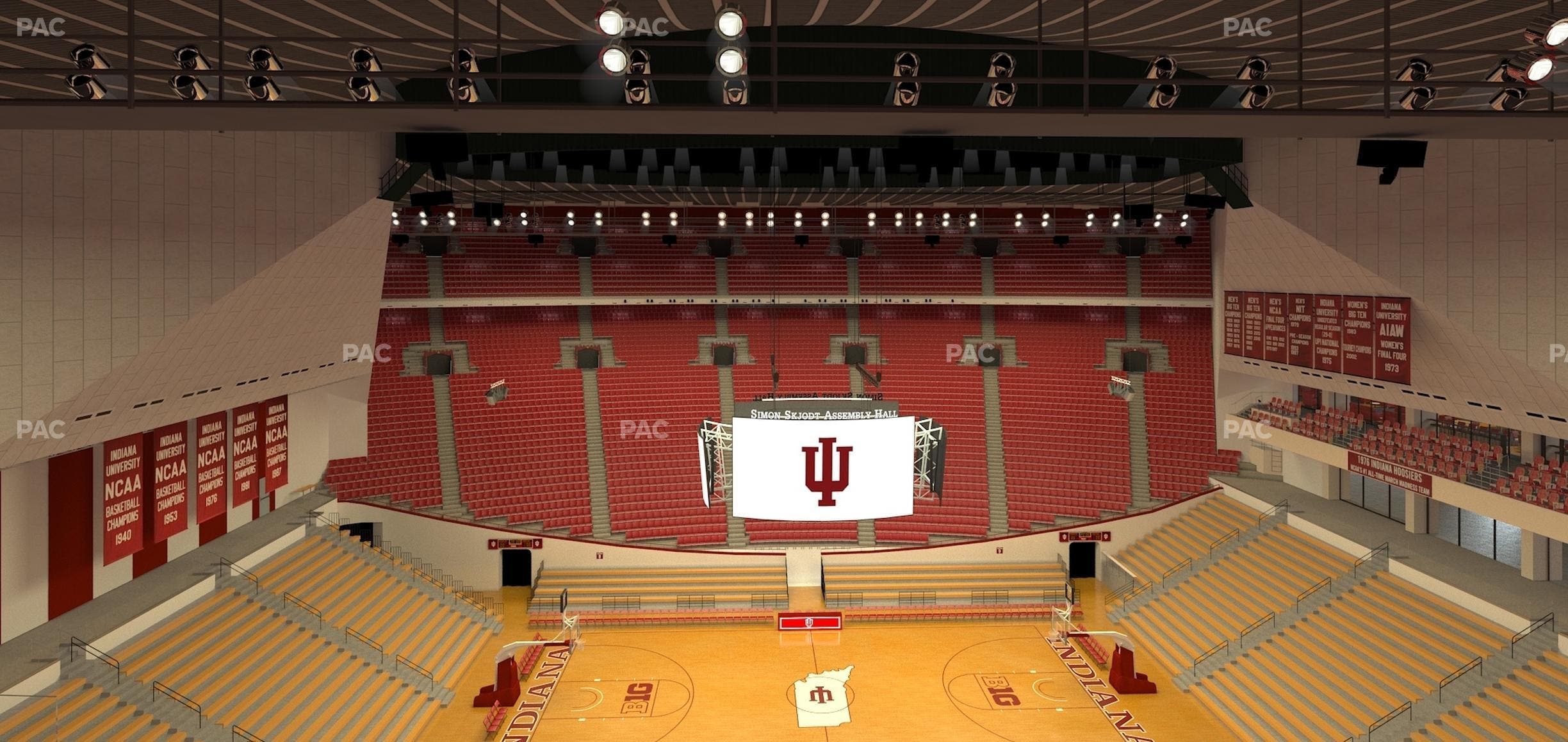 Simon Skjodt Assembly Hall - Section Dd Seat View