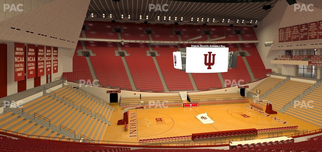 Simon Skjodt Assembly Hall - Section E Seat View
