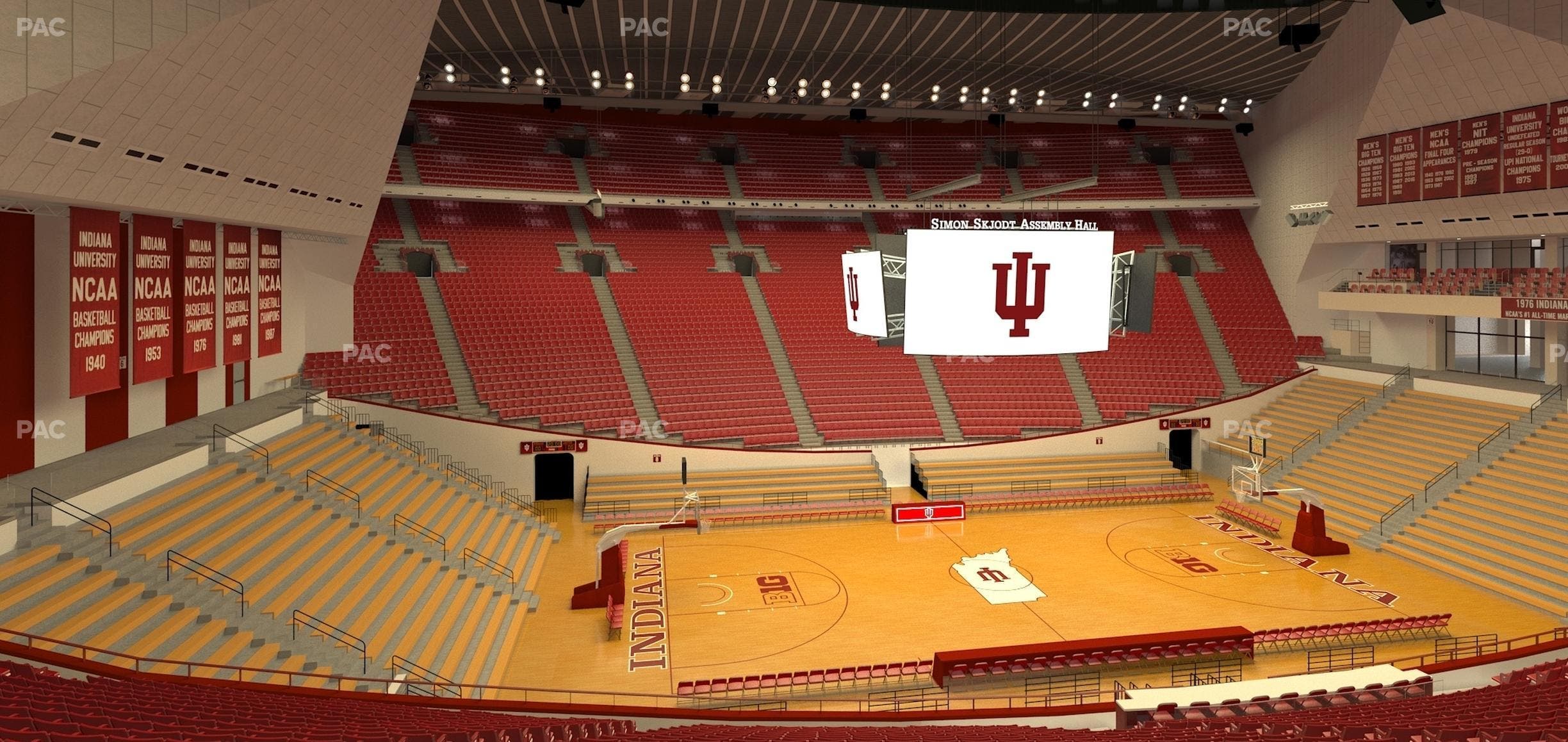 Simon Skjodt Assembly Hall - Section E Seat View