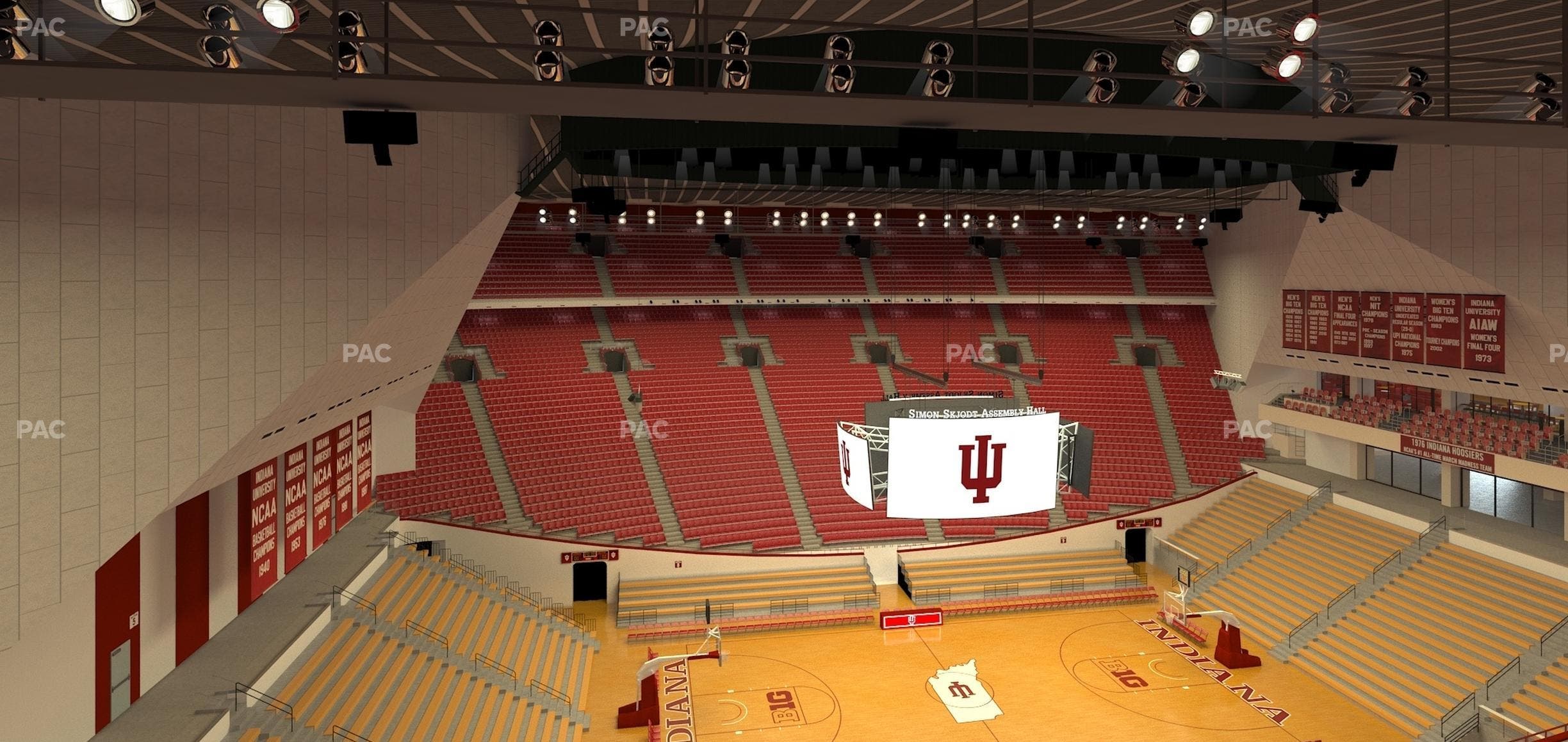 Simon Skjodt Assembly Hall - Section Ee Seat View