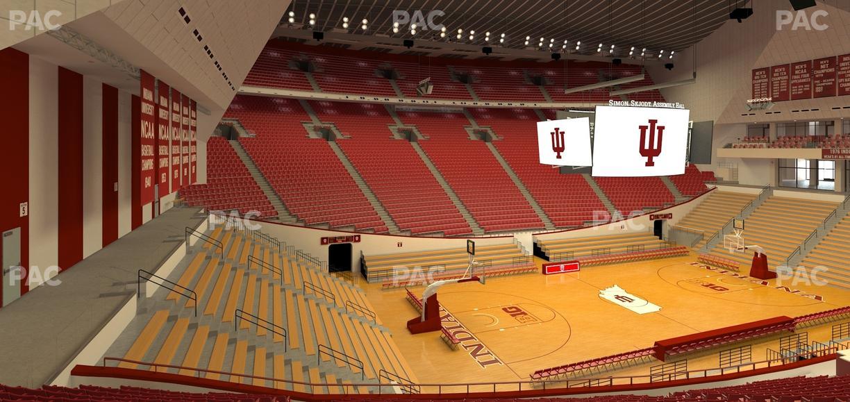 Simon Skjodt Assembly Hall - Section F Seat View