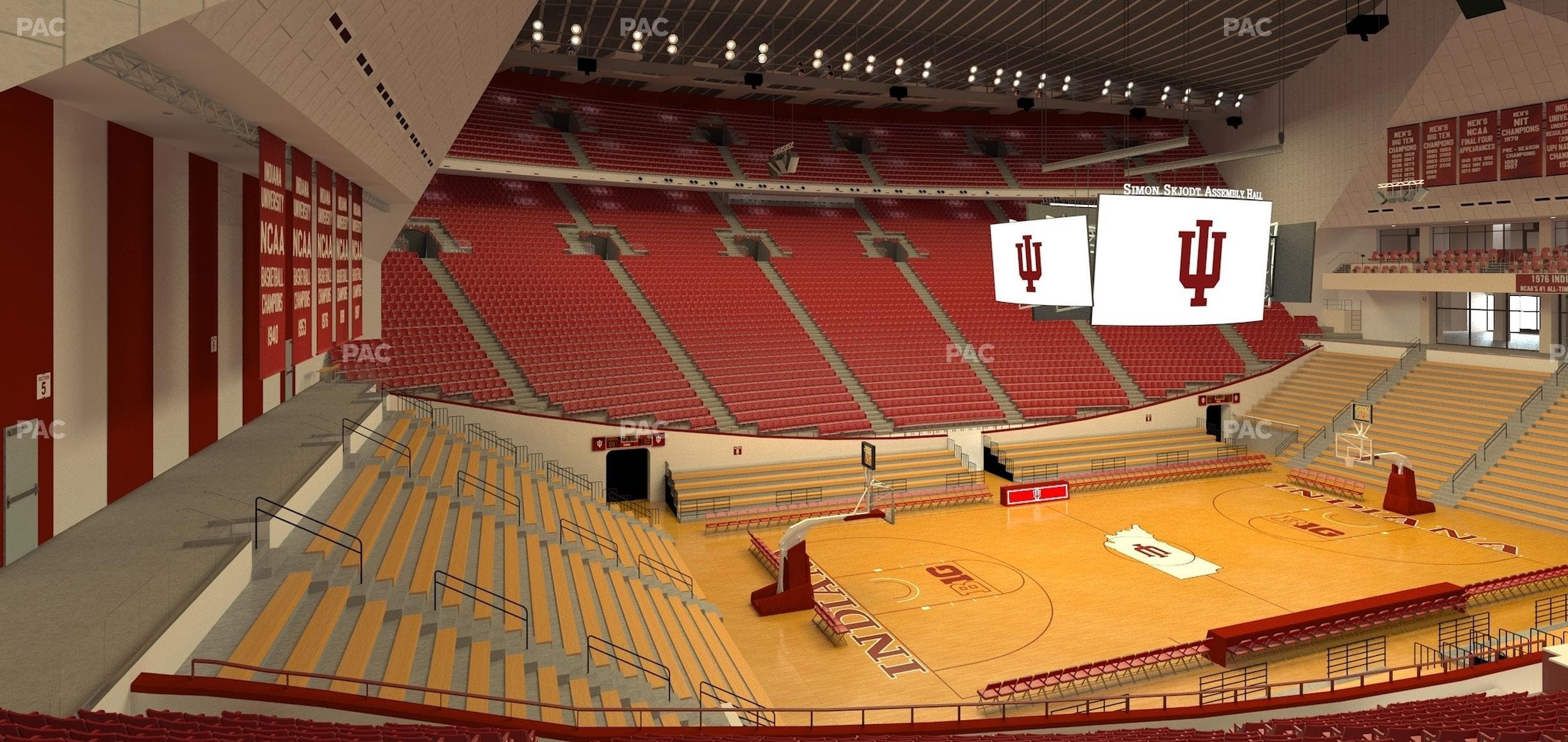 Simon Skjodt Assembly Hall - Section F Seat View