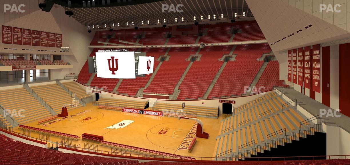 Simon Skjodt Assembly Hall - Section H Seat View