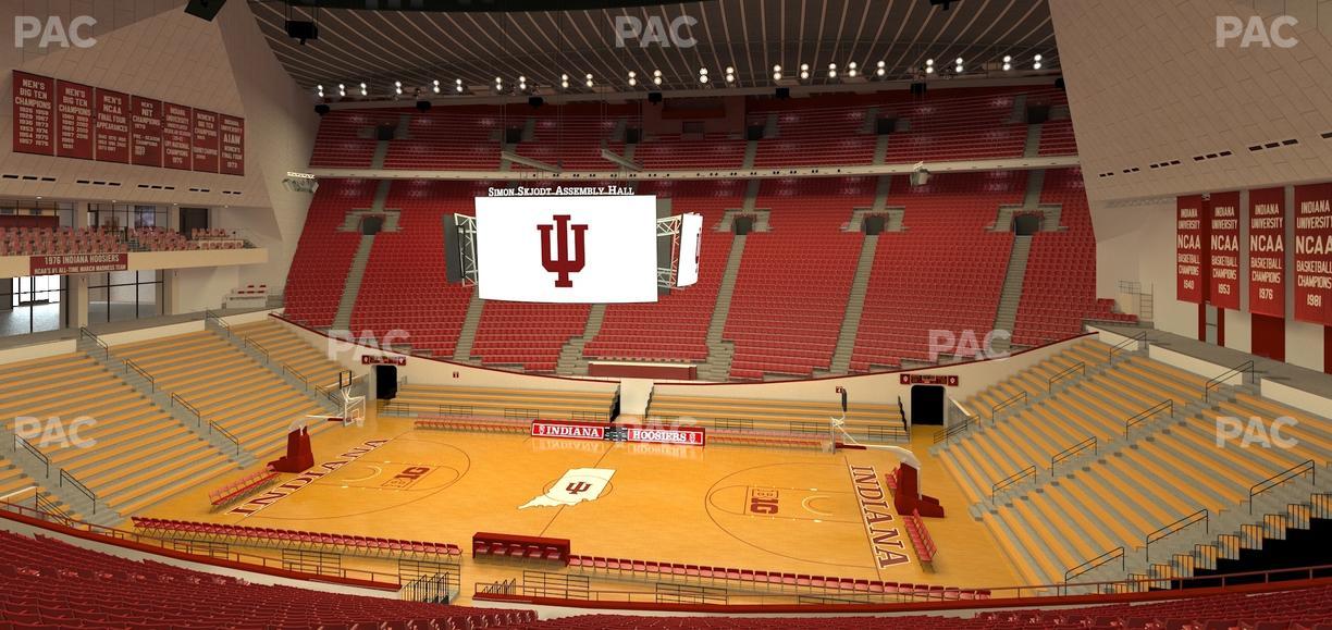 Simon Skjodt Assembly Hall - Section J Seat View
