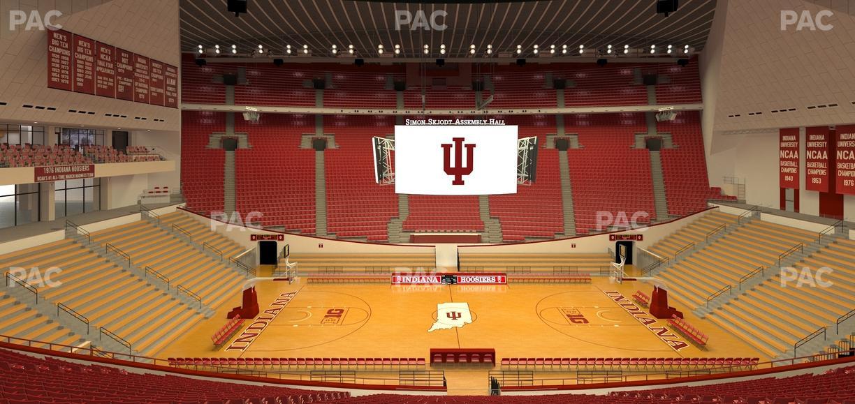 Simon Skjodt Assembly Hall - Section K Seat View