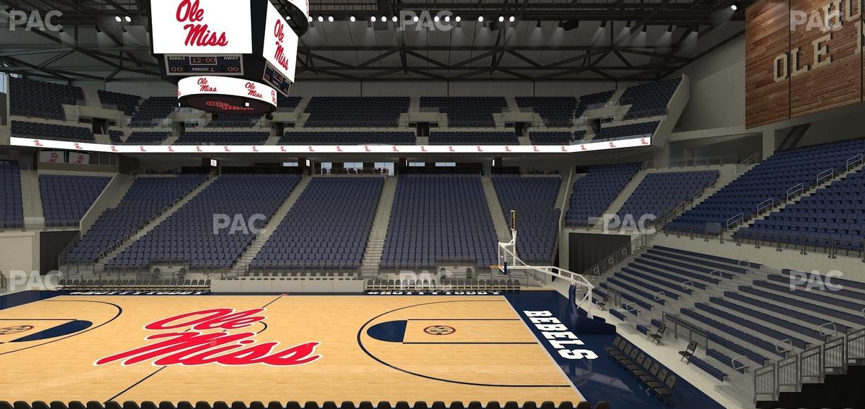SJB Pavilion at Ole Miss - Section 102 Seat View
