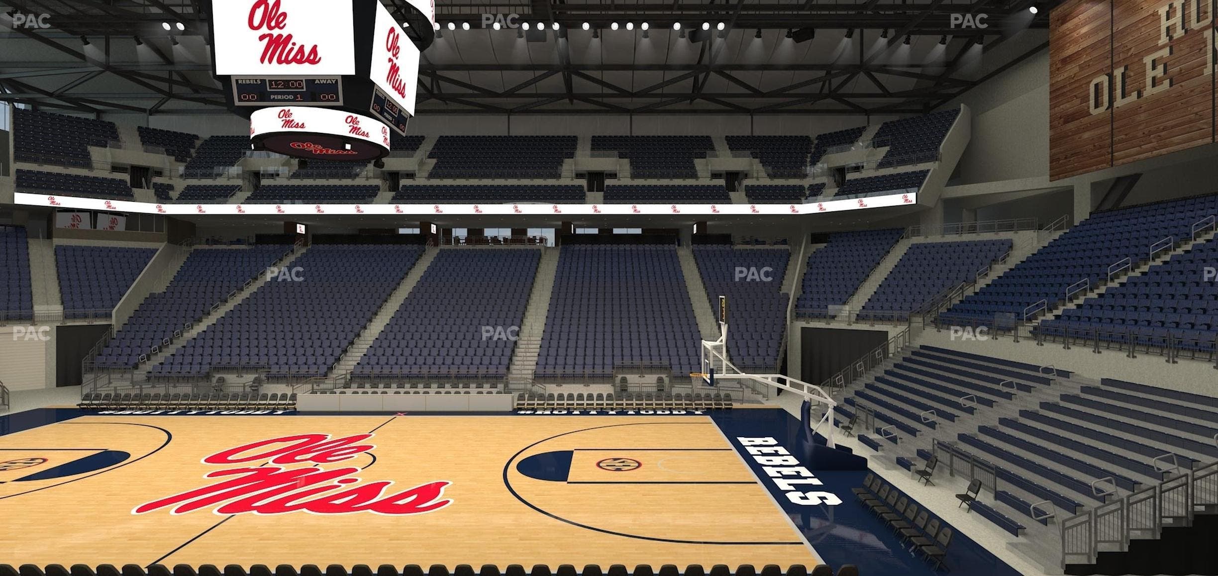 SJB Pavilion at Ole Miss - Section 102 Seat View