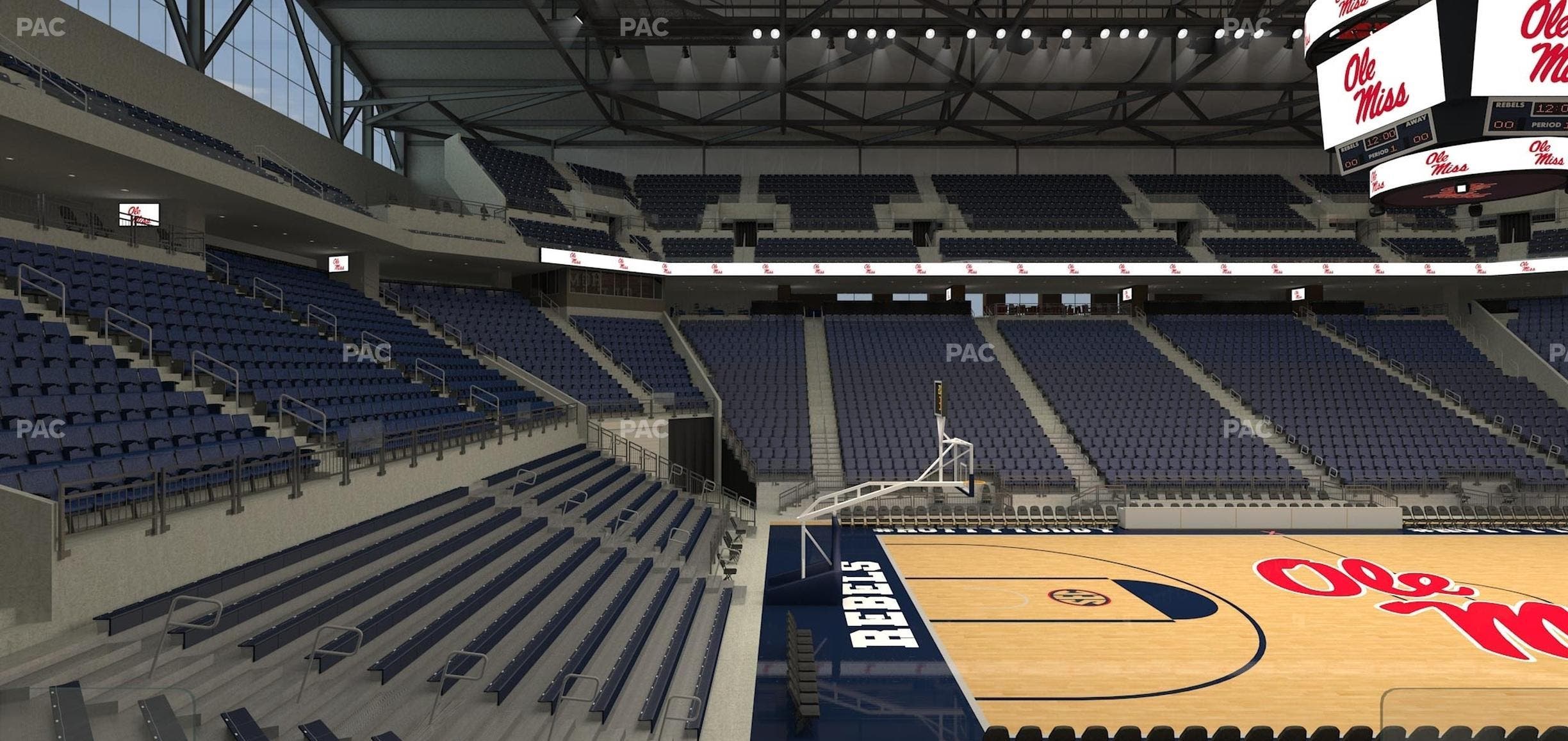 SJB Pavilion at Ole Miss - Section 104 Seat View