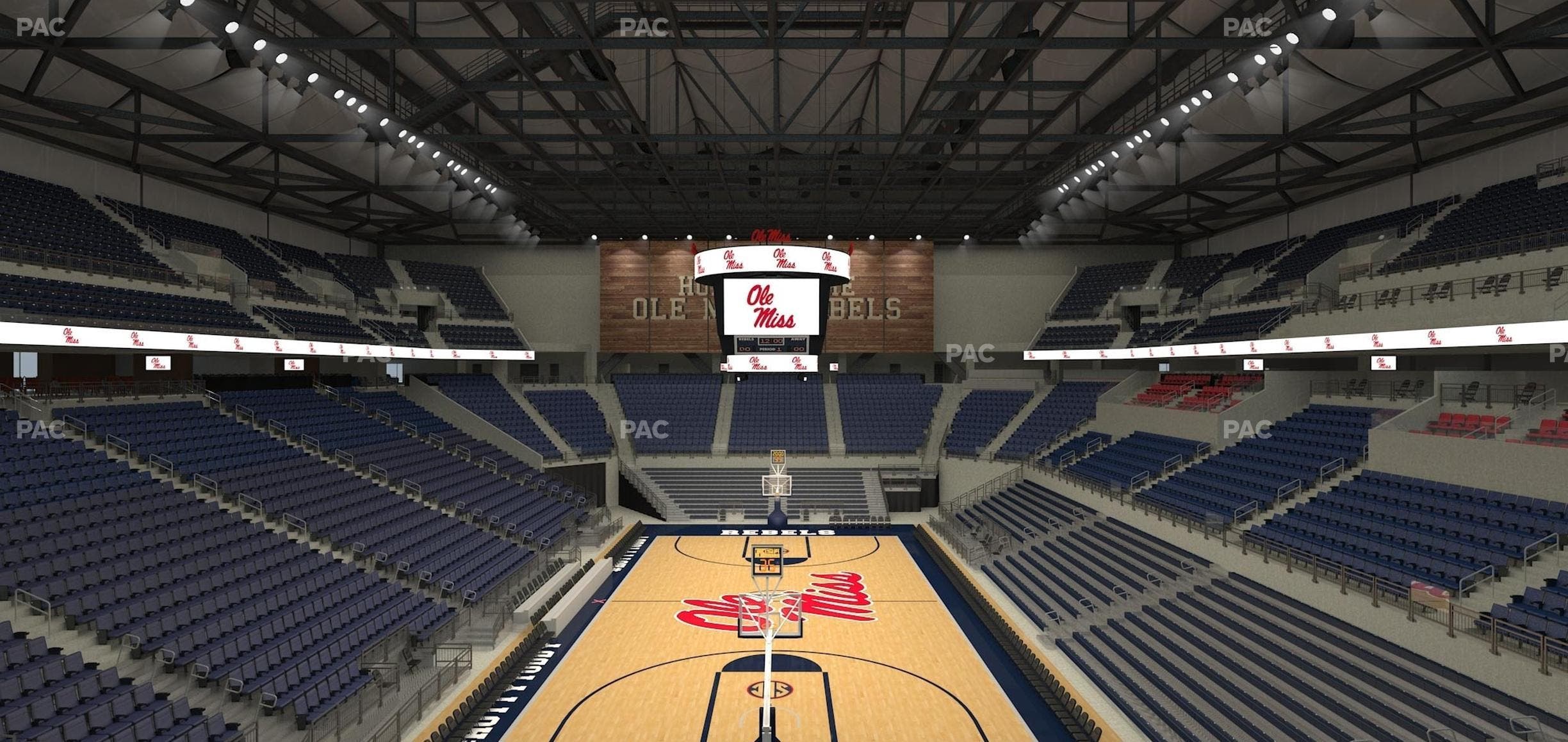 SJB Pavilion at Ole Miss - Section 107 Seat View
