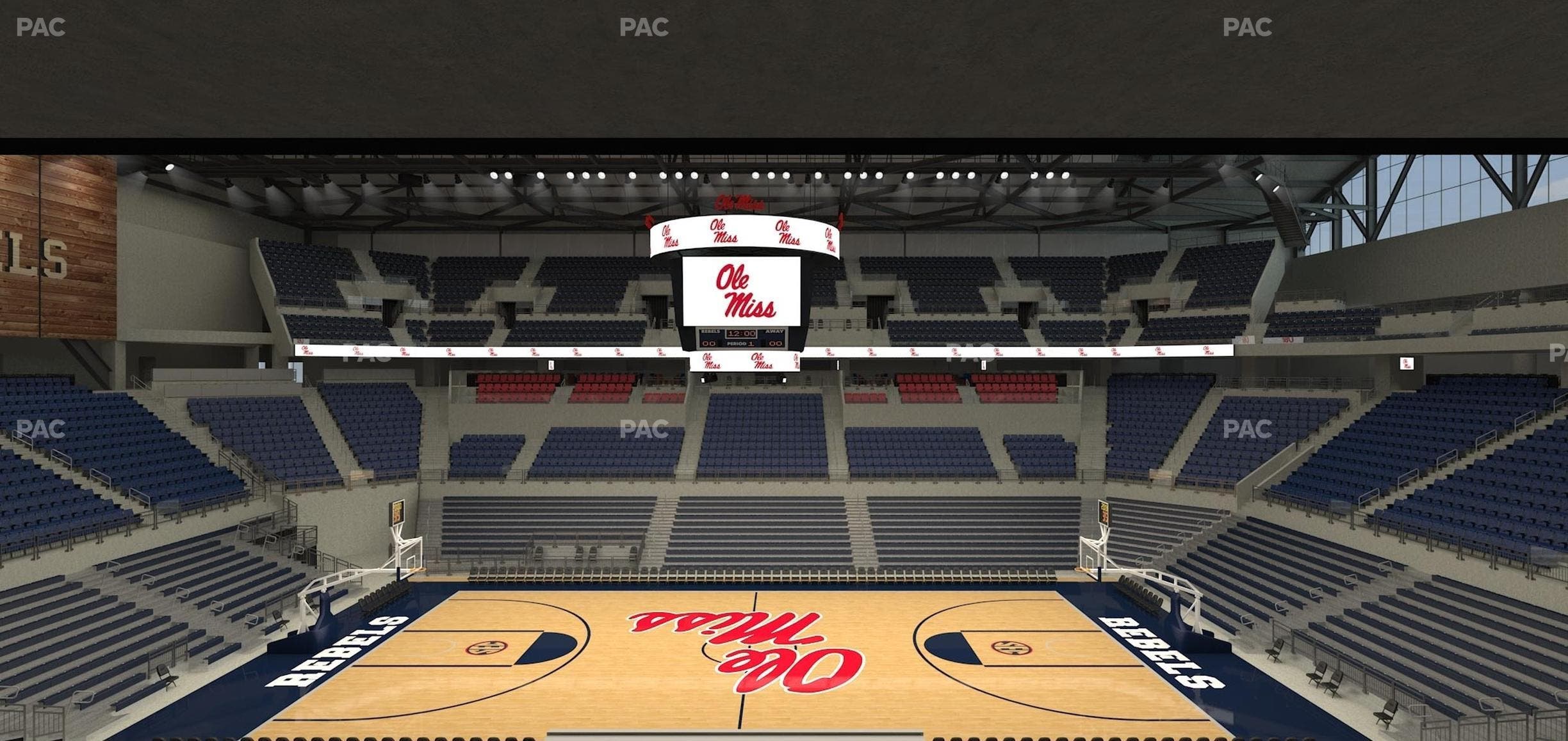 SJB Pavilion at Ole Miss - Section 112 Seat View