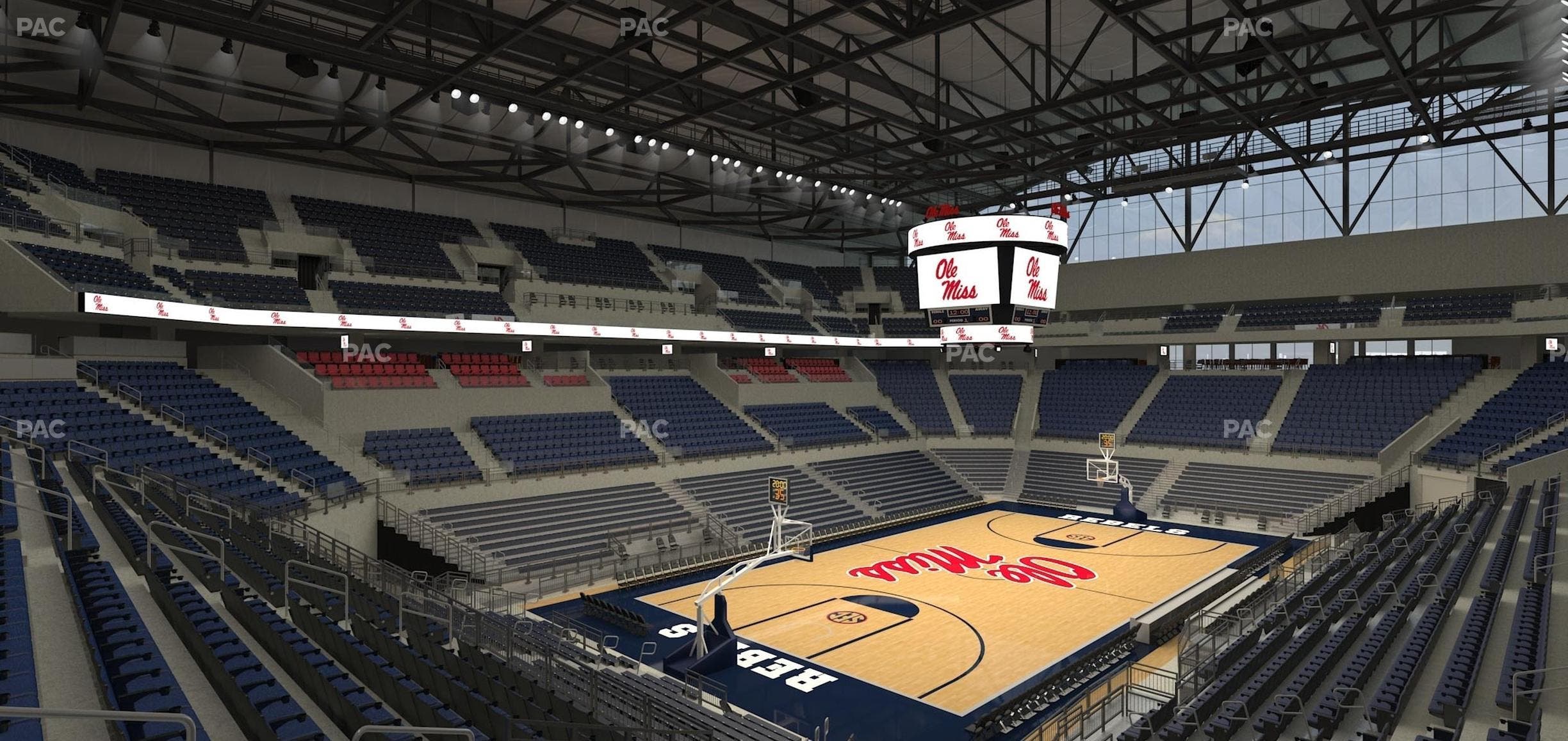 SJB Pavilion at Ole Miss - Section 115 Seat View