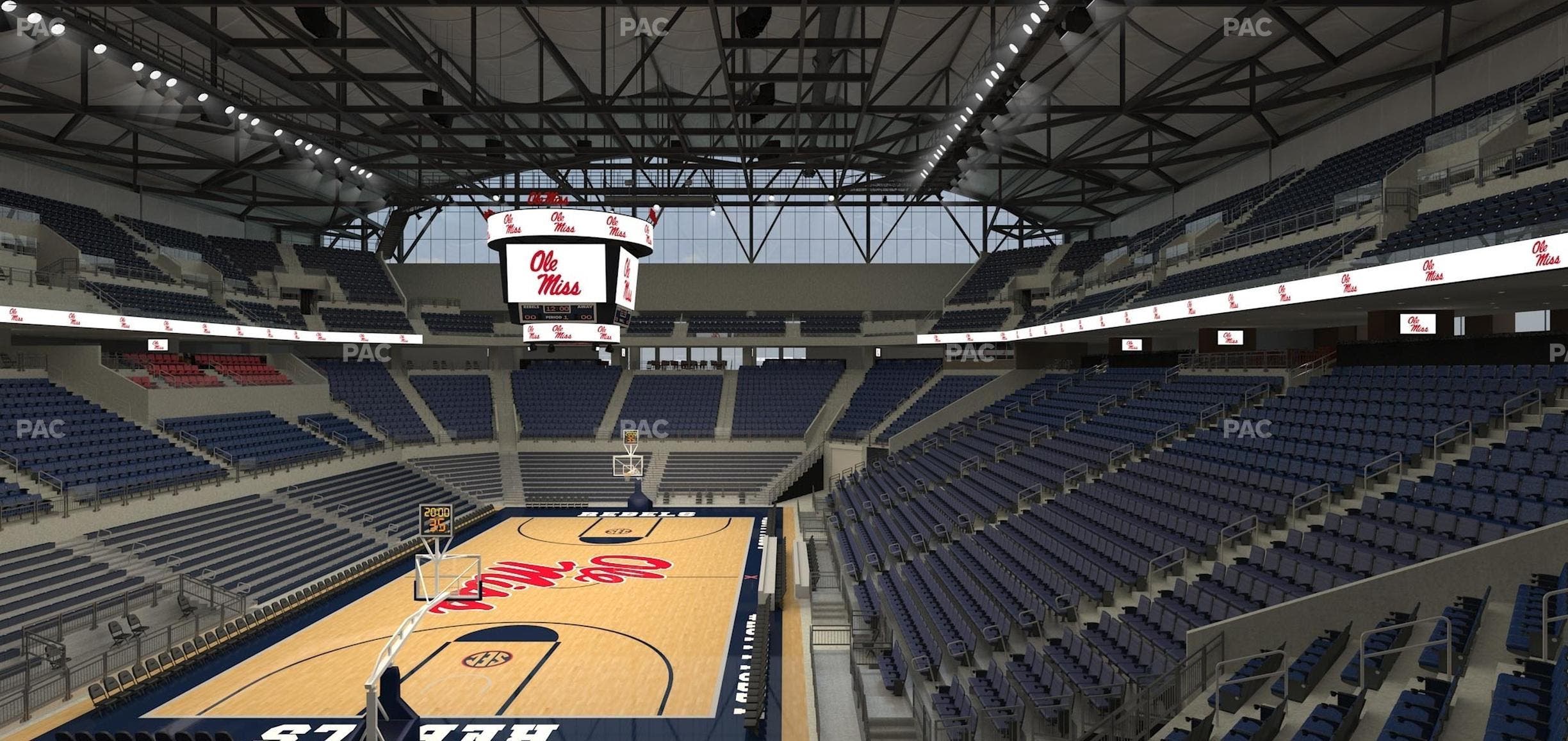 SJB Pavilion at Ole Miss - Section 116 Seat View