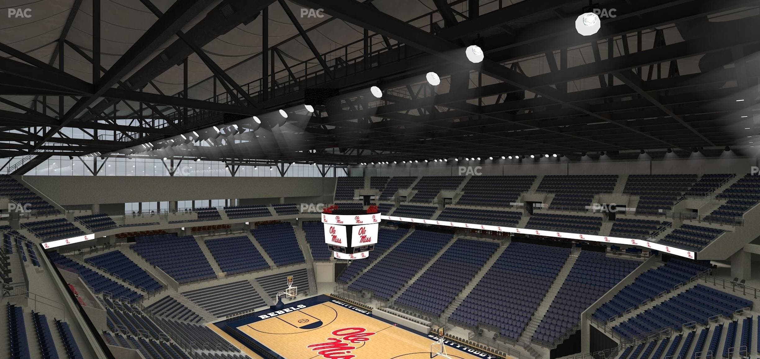 SJB Pavilion at Ole Miss - Section 201 Seat View