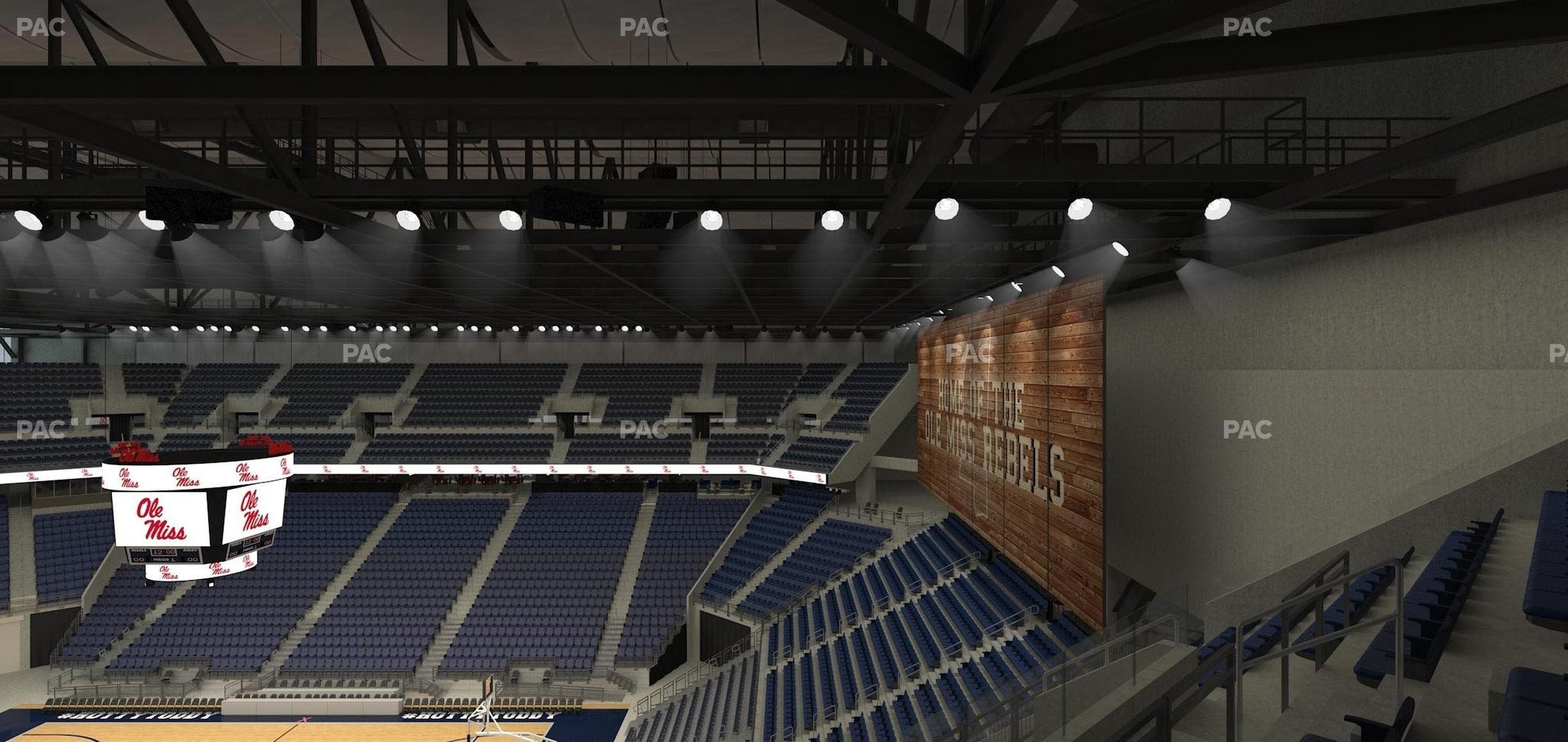 SJB Pavilion at Ole Miss - Section 202 Seat View