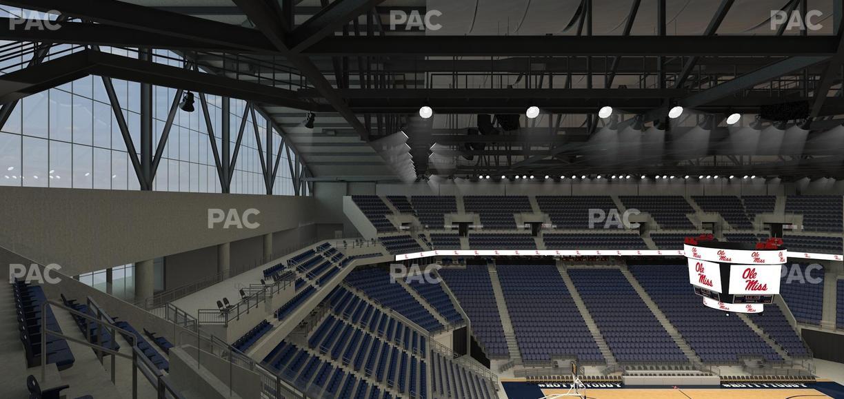 SJB Pavilion at Ole Miss - Section 206 Seat View
