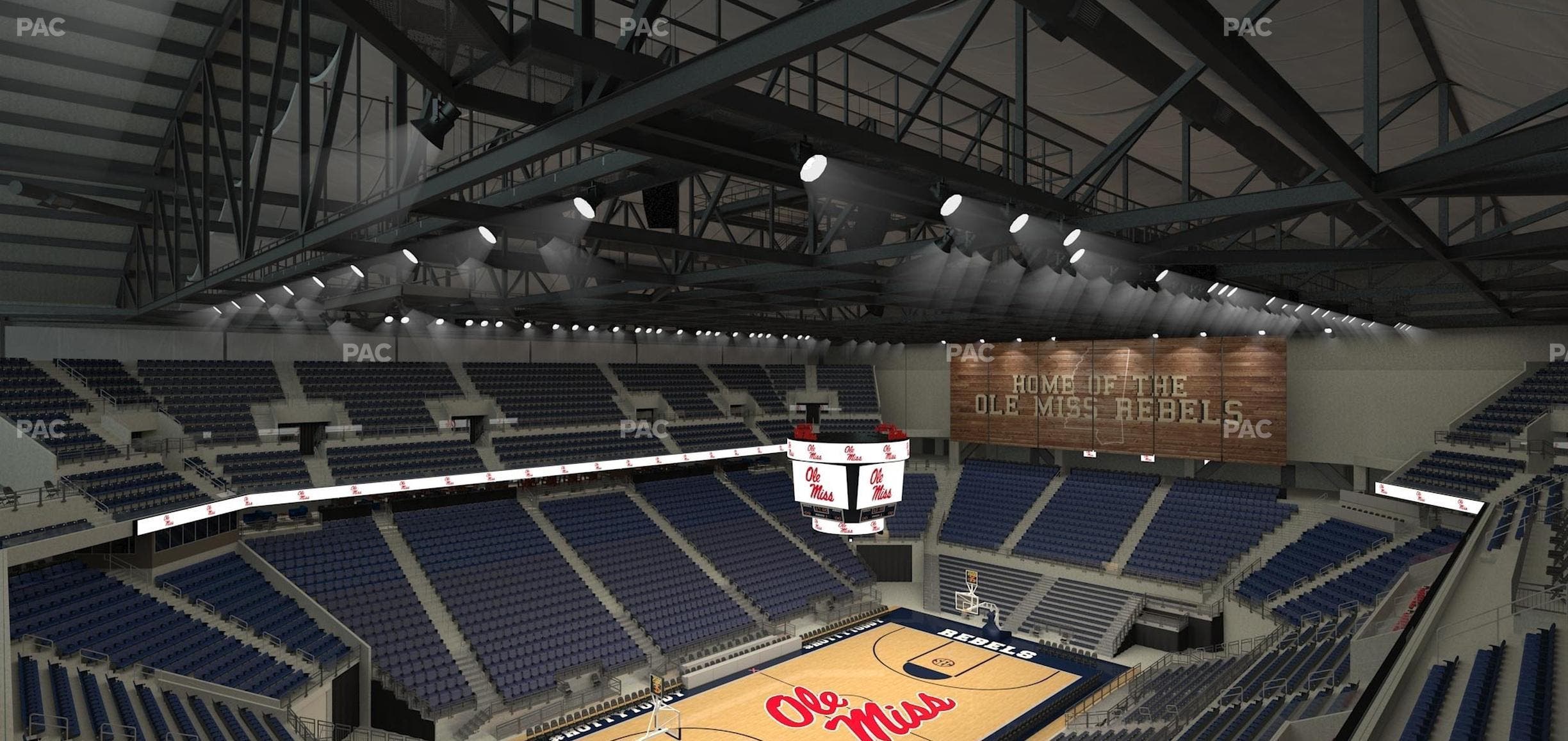 SJB Pavilion at Ole Miss - Section 207 Seat View