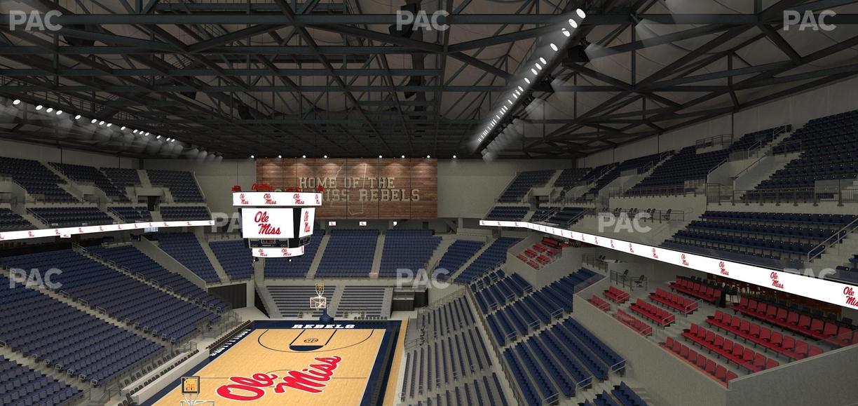 SJB Pavilion at Ole Miss - Section 208 Seat View