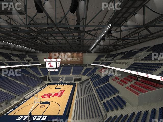 SJB Pavilion at Ole Miss - Section 208 Seat View