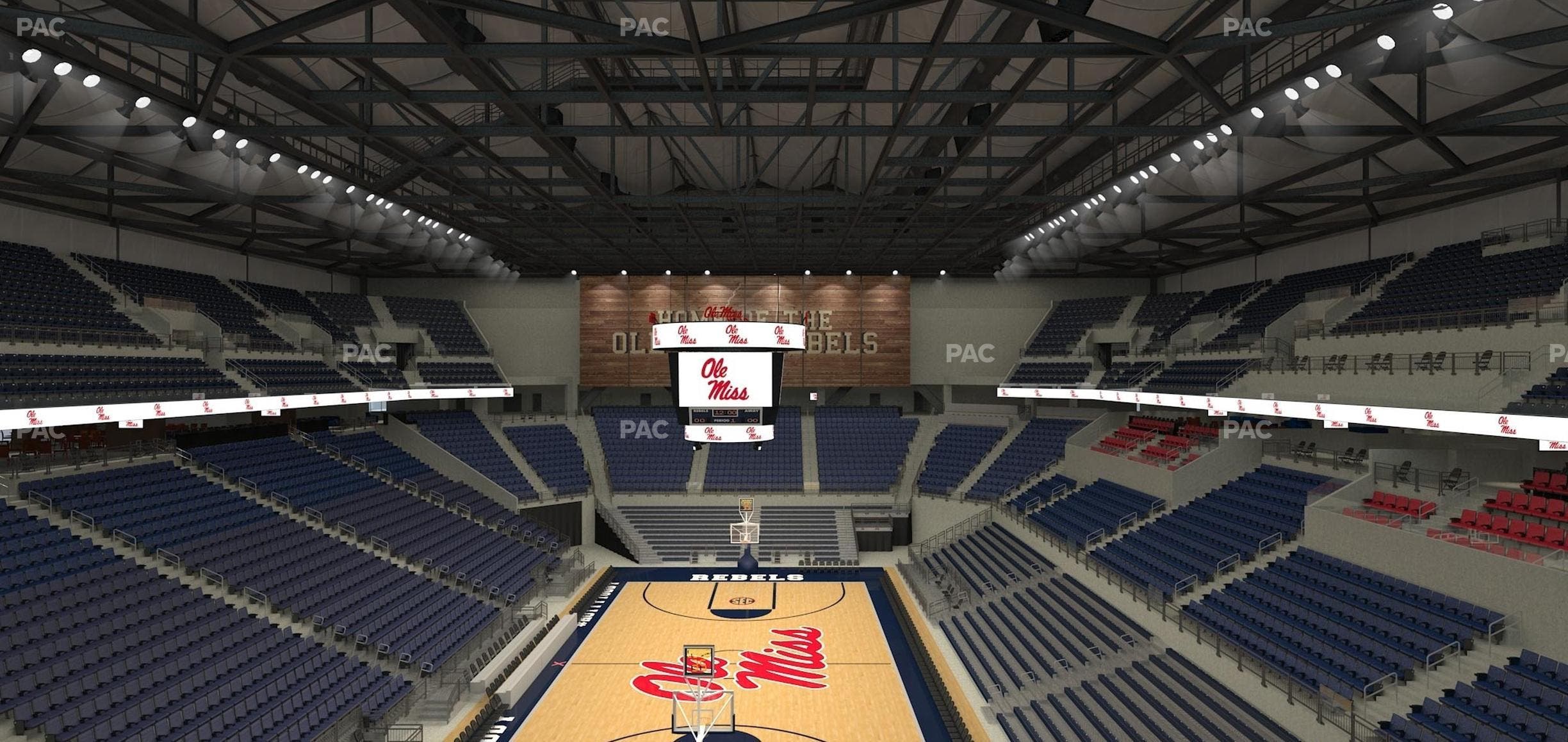 SJB Pavilion at Ole Miss - Section 209 Seat View