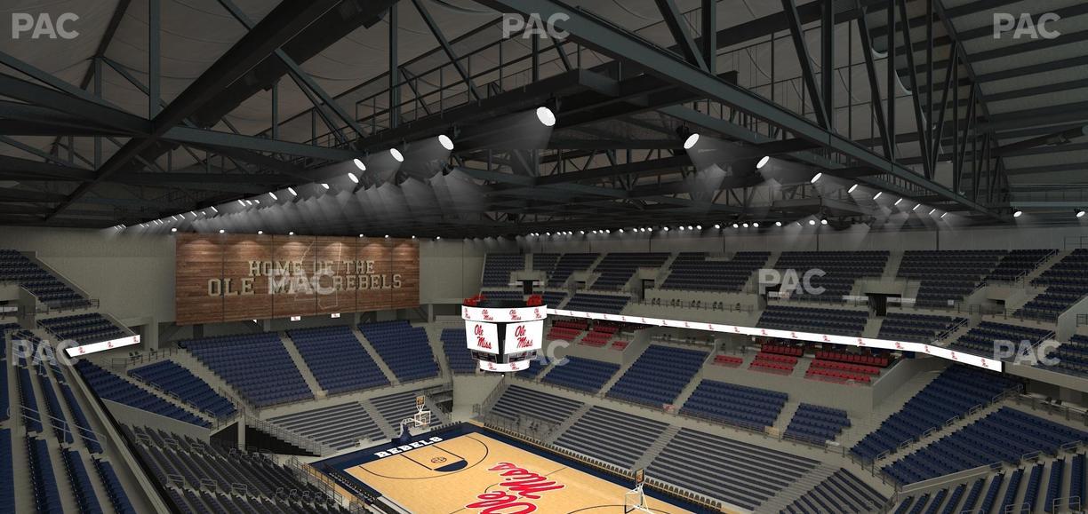 SJB Pavilion at Ole Miss - Section 212 Seat View