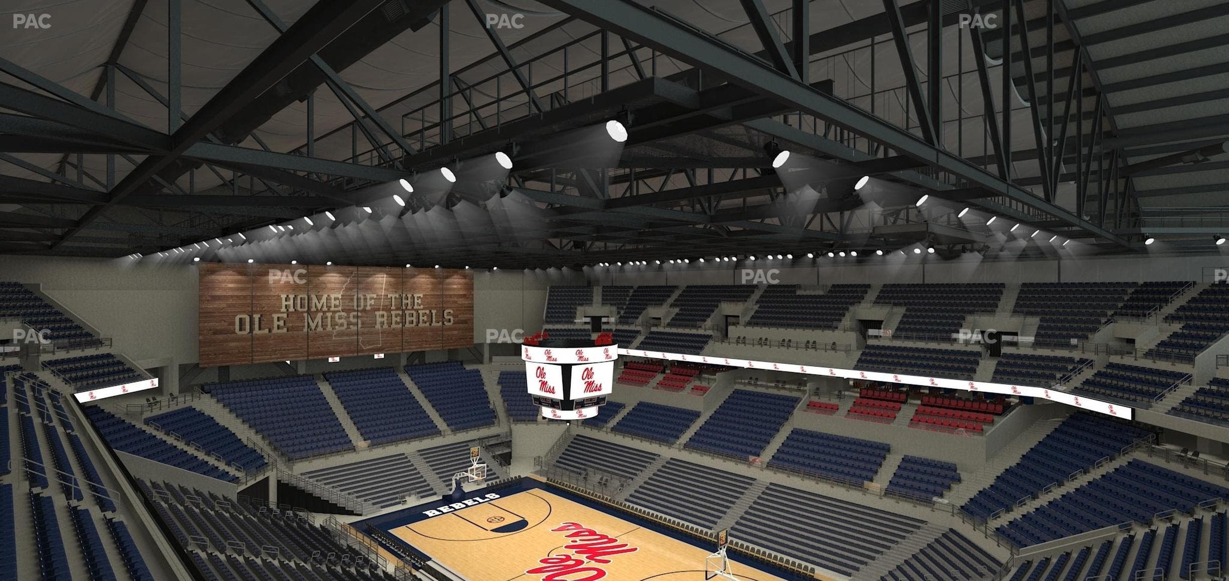 SJB Pavilion at Ole Miss - Section 212 Seat View