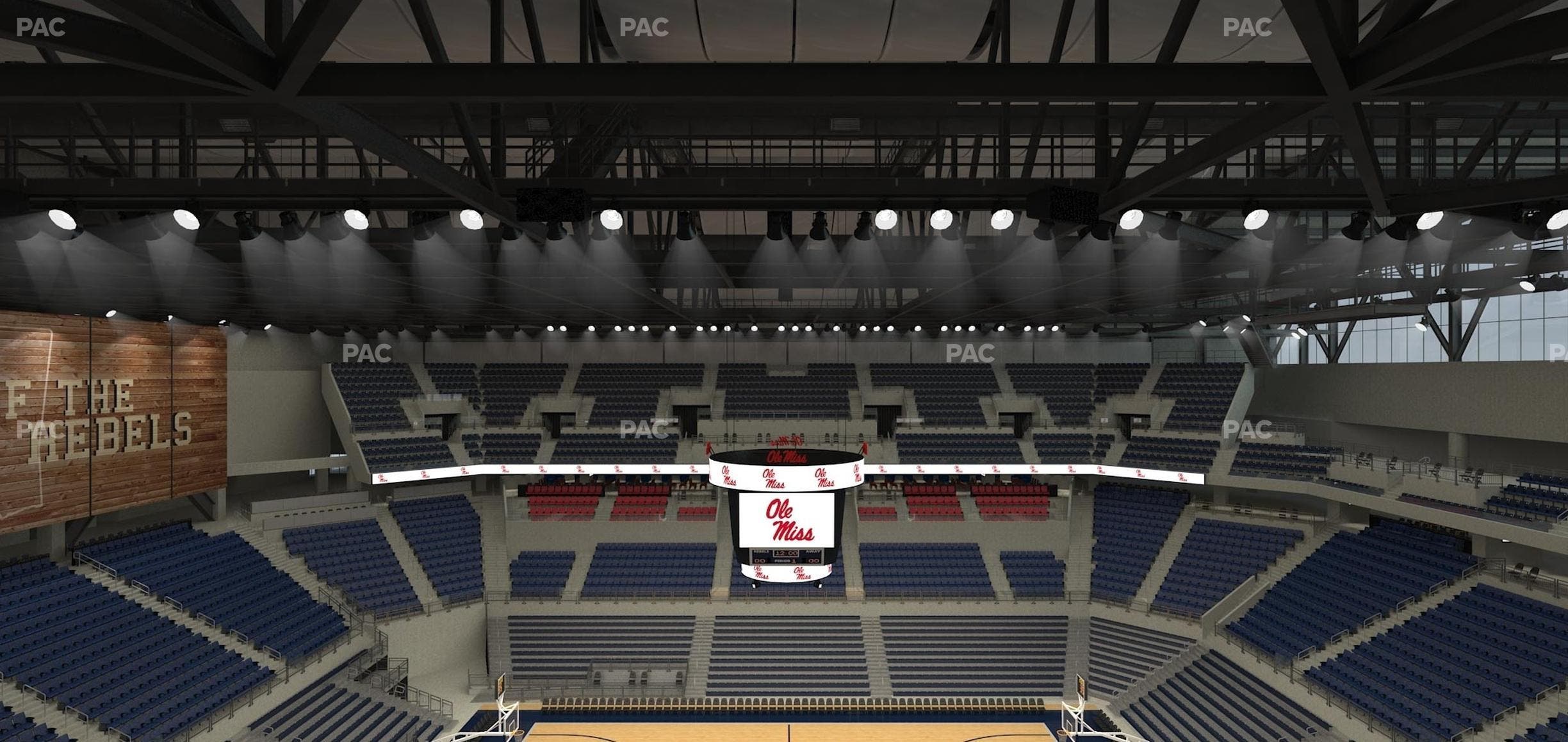 SJB Pavilion at Ole Miss - Section 215 Seat View