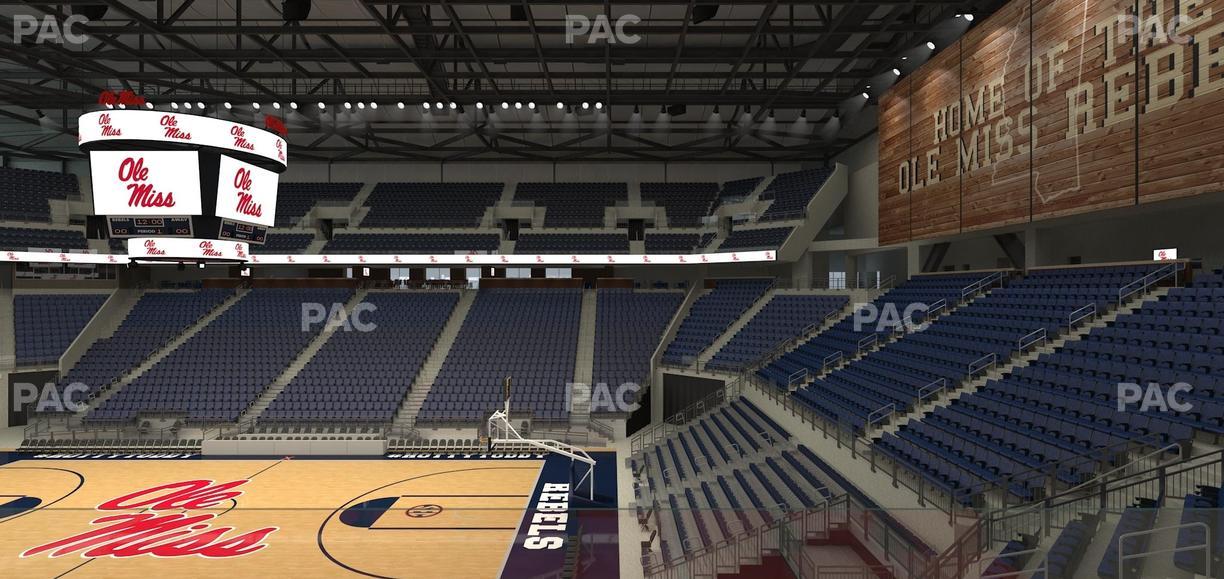 SJB Pavilion at Ole Miss - Section Aa 1 Seat View