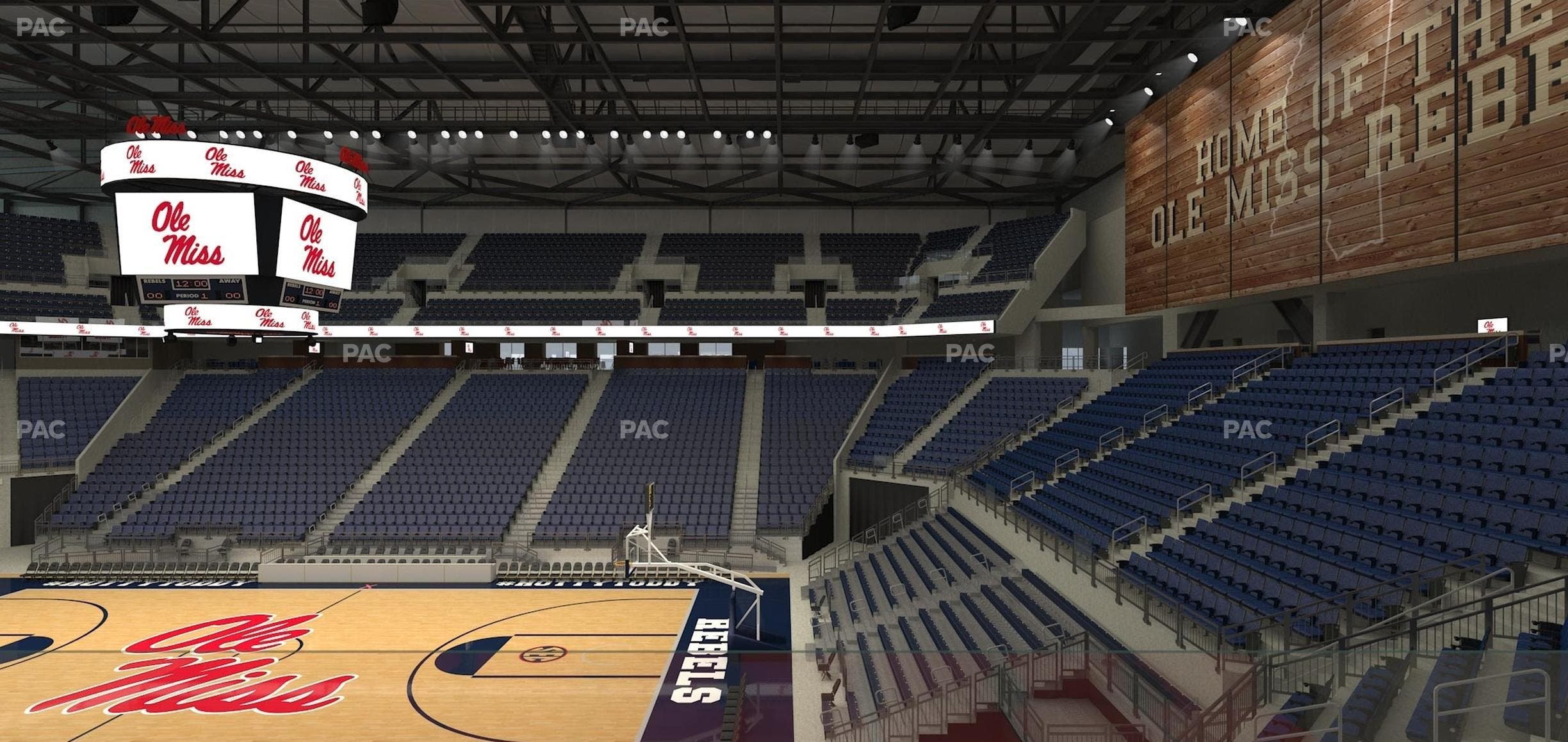 SJB Pavilion at Ole Miss - Section Aa 1 Seat View