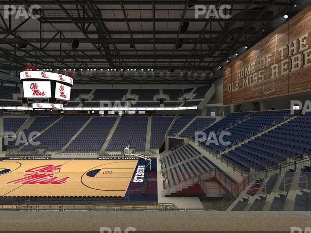 SJB Pavilion at Ole Miss - Section Aa 1 Seat View