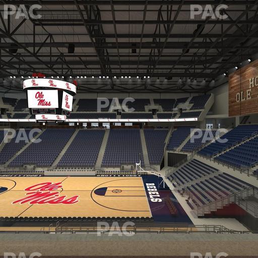 SJB Pavilion at Ole Miss - Section Aa 2 Seat View