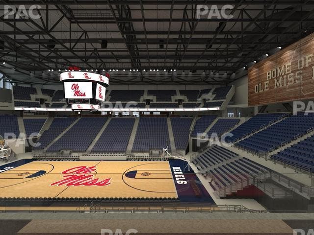 SJB Pavilion at Ole Miss - Section Aa 2 Seat View