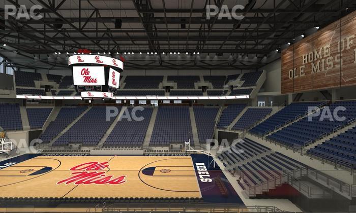 SJB Pavilion at Ole Miss - Section Aa 2 Seat View