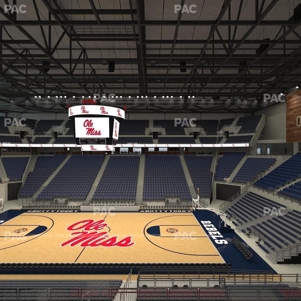 SJB Pavilion at Ole Miss - Section Aa 3 Seat View