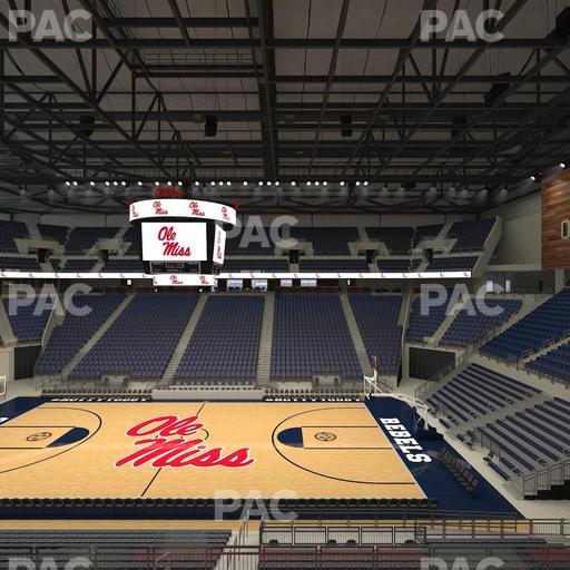 SJB Pavilion at Ole Miss - Section Aa 3 Seat View