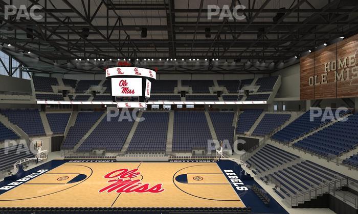 SJB Pavilion at Ole Miss - Section Aa 3 Seat View