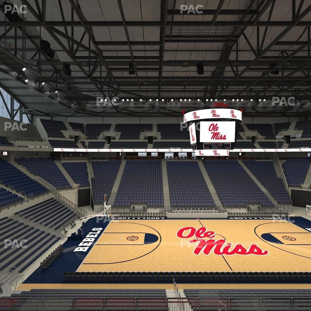 SJB Pavilion at Ole Miss - Section Aa 4 Seat View