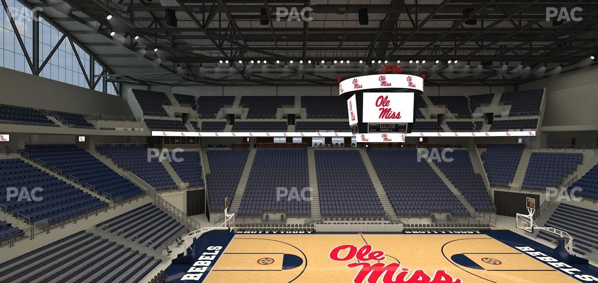 SJB Pavilion at Ole Miss - Section Aa 4 Seat View