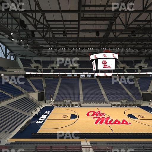 SJB Pavilion at Ole Miss - Section Aa 4 Seat View